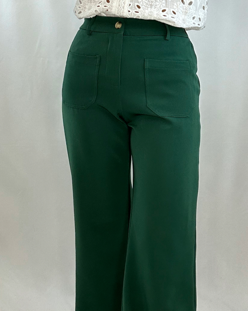 Pantalon Hubert vert Les Simones